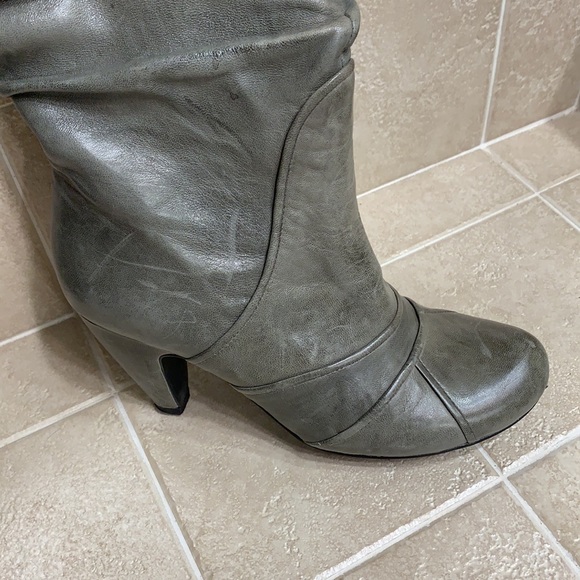 Miz Mooz Sunrise Mid Calf Leather Boots 2.5” heel Womens 8 - Picture 9 of 12